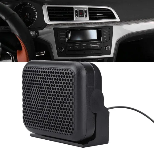 Vista 6 de Altavoz externo con cable, NSP-100 Mini altavoz externo micrófono de radio móvil para radios de coche Kenwood Ham con un altavoz de 3 W