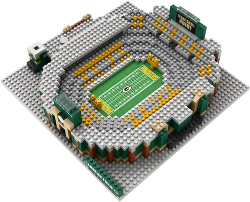 Vista 23 de FOCO NFL Bloques de construcción unisex para adultos 3D Mini BRXLZ con forma de estadio del equipo de la NFL