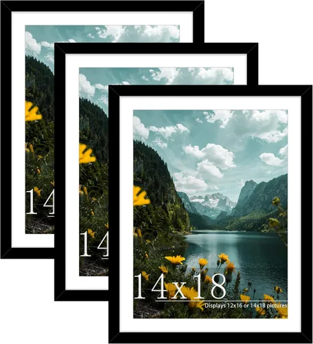 Vista 53 de Picrit Paquete de 3 portarretratos de 20 x 20 pulgadas, póster de 16 x 16 pulgadas con paspartú o de 20 x 20 pulgadas sin paspartú para montaje