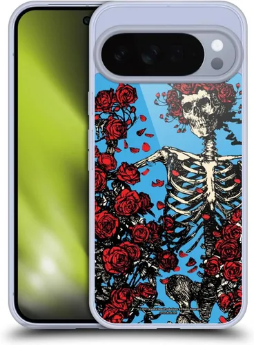 Vista 193 de Head Case Designs Funda de gel con licencia oficial de Grateful Dead Bear Trends [protección de grado militar] compatible con Google Pixel 3