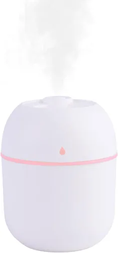 Vista 8 de Mini humidificador portátil pequeño humidificador de niebla fría escritorio personal alimentado por USB súper silencioso para viajes, automóvil