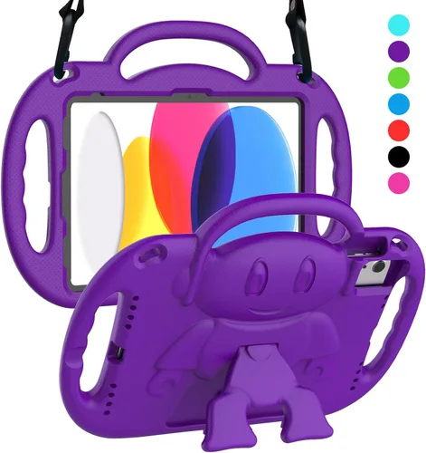 Vista 11 de Funda Suplik para niños para el nuevo iPad de 11ª generación (A16) de 11 pulgadas 2025 y 10ª generación de 10.9" 2022 y Air 11" 2025/2024 y Air