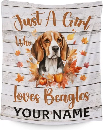 Vista 18 de Manta Beagle – Suave, mullida y cálida – Manta pequeña de 30 x 40 pulgadas para sofá, oficina – Manta blanca linda manta de regalo para niñas y niños