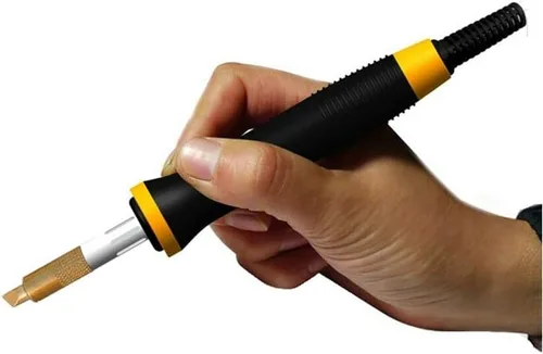 Vista 10 de ele ELEOPTION Kit de herramientas de manualidades de doble boca para pirografía de 110 V, kit de máquina de pirografía láser multifunción con 2
