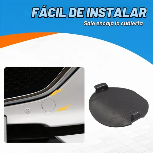 Vista 6 de Cubierta de gancho de remolque delantero Tapa de ojo de remolque Compatible con Mazda CX-5 2017 2018 2019 2020 2021 KB8A50A11 KB8A50A11BBB