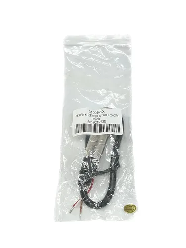 Vista 3 de 1 pie Custom Cable Connection Pro-Audio XLR Micrófono equilibrado hembra a Blunt 18 AWG Economy blindado Cable de instalación