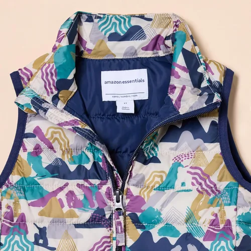 Vista 4 de Tienda Essentials - Chaleco acolchado impermeable para niño, ligero y fácil de guardar