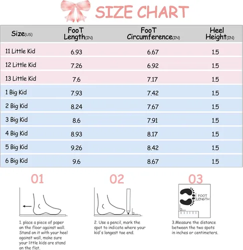 Vista 7 de K KomForme Zapatos Mary Jane para niña con tacón bajo con diamantes de imitación de princesa, zapatos planos de vestir para niños pequeños y niños