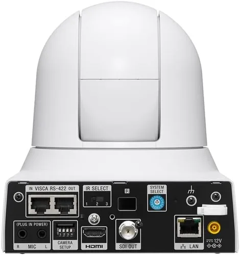 Vista 3 de Sony SRG-X120 PTZ HD Cámara de red, zoom 12x, PoE+, blanco