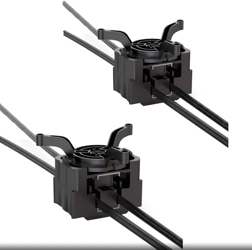 Vista 7 de Conector de cable para divisor de cable de bajo voltaje, paquete de 4 conectores de terminales de iluminación de paisaje al aire libre 8150-9801-04