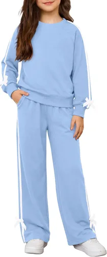 Vista 13 de Arshiner Conjuntos de 2 piezas para niñas, camisas de manga larga y Negro
