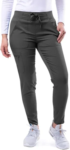 Vista 16 de Adar Pro Scrubs para mujeres - Pantalones de uniforme médico tipo jogger de yoga supremos Manzana