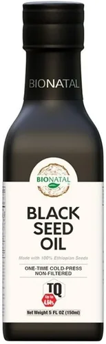 Vista 9 de BioNatal Aceite de semilla negra etíope 4.2oz de vidrio – Nigella sativa prensado en frío que produce aceite de semilla de comino negro, sin refinar
