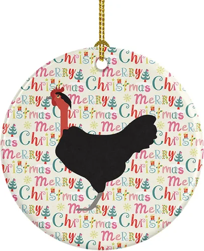 Vista 61 de Caroline's Treasures Adorno de cerámica de avestruz común para árbol de Navidad, decoración colgante para el hogar, Navidad, vacaciones, fiesta