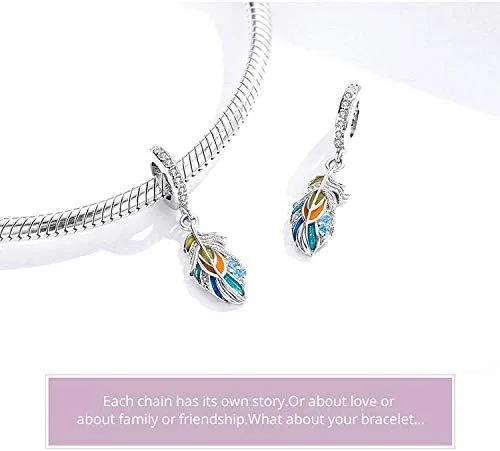Vista 5 de Eternalll Jewellery - Abalorio original de plata de ley 925 con circonita cúbica, diseño de huella de perro