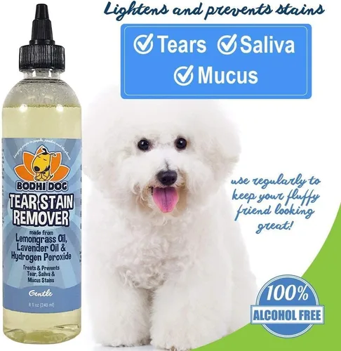 Vista 5 de Bodhi Dog Removedor de manchas de lágrimas, elimina las manchas de lágrimas, saliva y moco de perros y gatos, solución suave y natural para pieles