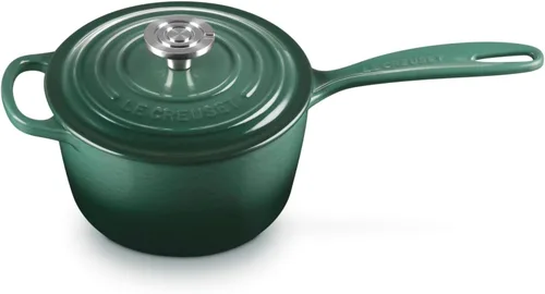 Vista 19 de Le Creuset Cacerola Signature de hierro fundido esmaltado, 1.75 cuartos de galón., Artichaut