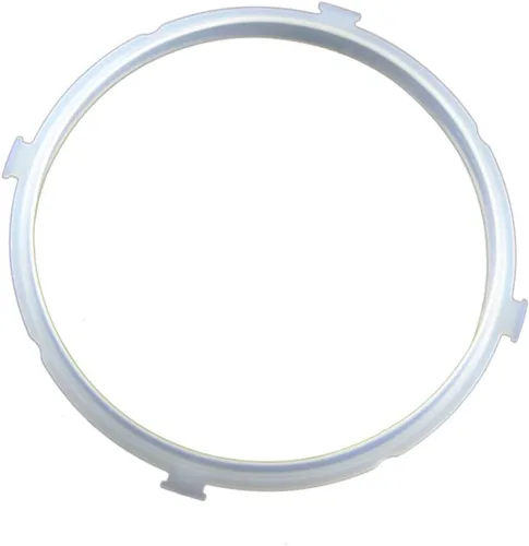 Vista 5 de Luxshiny Anillo de sellado de silicona de repuesto para olla a presión eléctrica 5-6 cuartos de galón 9.44 pulgadas, junta de sello de válvula