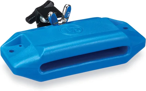 Vista 3 de Latin Percussion LP472 LP Mini Everything Rack and Latin Percussion Jam Block, alto, azul (LP1205)