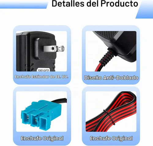Vista 3 de Cargador de batería de 12 V para juguetes de paseo Peg-Perego