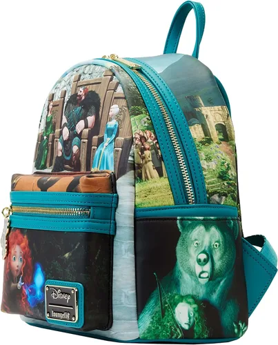 Vista 2 de Loungefly Disney Brave Merdina Princess Scene Mini Mochila, Multi, Tamaño único, Mochila