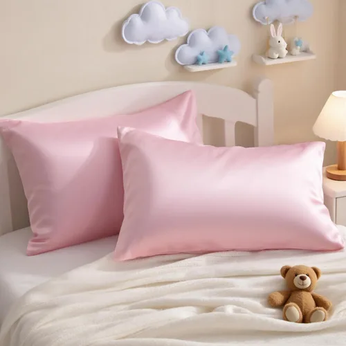 Vista 10 de NTBAY Juego de 2 fundas de almohada de algodón egipcio para niños pequeños, fundas de almohada de viaje de algodón de 500 hilos de 13 x 18 pulgadas