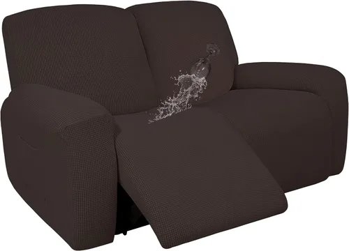 Vista 24 de Easy-Going - Funda 100 % impermeable doble para sofá reclinable, diseño jacquard, en 1 pieza, a prueba de derrames, para niños, mascotas, perros