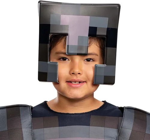 Vista 3 de Disfraz de Minecraft, atuendo oficial de Nether Armor para niños