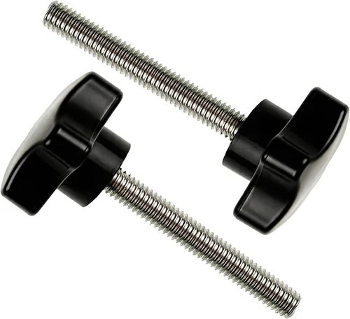 Vista 8 de Paquete de 2 tornillos de ajuste de rosca M8 x 0.787 in (5/16" x 13/16")
