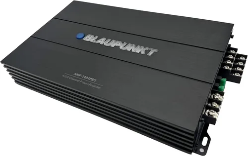 Vista 5 de Blaupunkt AMP-1404PRO 1500W Amplificador de 4 canales Clase AB - MOSFET, filtros de paso alto y bajo, diseño delgado y compacto