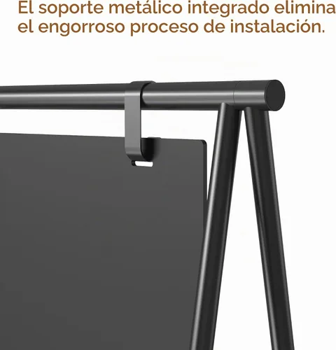Vista 6 de SELEAD Metal A-Frame Chalkboard No Assembly Required, 21"x44” Sandwich Sign