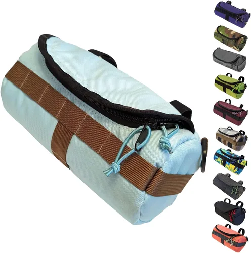 Vista 11 de Bolsa para manillar (Bikeday Cake) Capacidad de 2 litros Amplia bolsa para bicicleta con 2 correas de hebilla extra largas y 1 correa de gancho