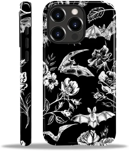 Vista 132 de Funda para iPhone 11, resistente híbrida 2 en 1, protección completa contra golpes con acabado brillante, diseño de collage de tela a cuadros