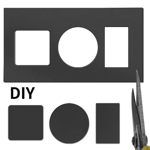 Vista 4 de DGSL 8 hojas de espuma autoadhesivas, 1/2 pulgada de grosor x 4 x 4 pulgadas, almohadilla de espuma de celda cerrada, láminas de goma de neopreno