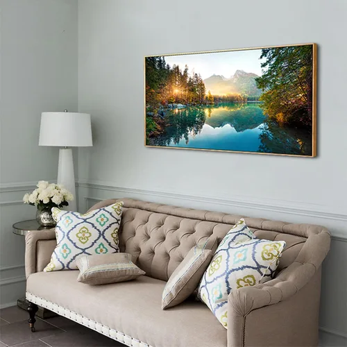 Vista 8 de Piy Painting Spa Bodegón con vela ardiente de piedra zen, decoración de baño, arte de pared, serenidad, piscina, obras de arte, comedor, cocina