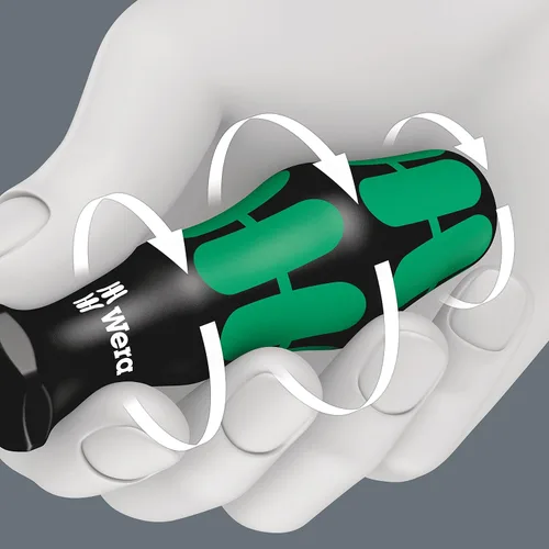 Vista 9 de Wera 05008006001 Kraftform Plus 335 Destornillador ranurado, cabeza de 2mm, longitud de hoja de 2-3/8