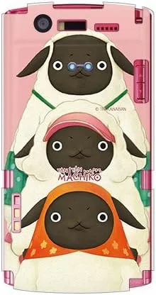 Vista 28 de Yanan Machiko Series Machiko Family Pink (Clear) / for iPhone SE/5s/docomo