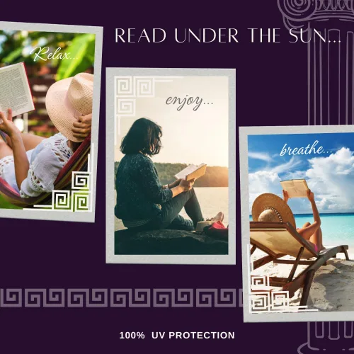 Vista 5 de proSPORT Lentes de sol de lectura con lentes completos, lentes tintados, para mujer, con emblema de medusa, emblema de medusa, color dorado