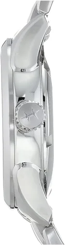 Vista 2 de Hamilton Reloj Jazzmaster Open Heart Lady Reloj automático suizo de 1.417 in, esfera de madreperla, pulsera de acero inoxidable plateado