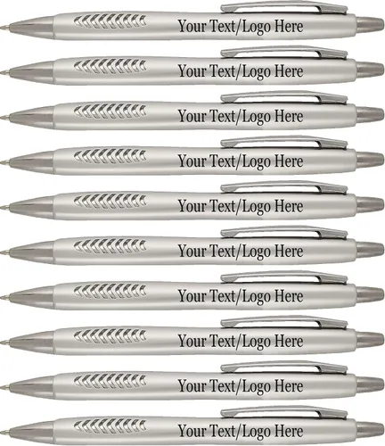 Vista 9 de SyPen Bolígrafos personalizados con tu logotipo o texto personalizado, paquete de 300 unidades a granel para negocios, fiestas y eventos, hermosos