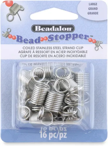 Vista 11 de Beadalon Tapón de cuentas, pequeño, puntas rosadas, 4 piezas