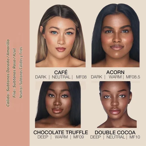 Vista 9 de bellapierre Mineral Foundation SPF 15 - Base de maquillaje mineral de cobertura completa con acabado mate, vegano, libre de crueldad