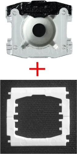 Vista 6 de Número de repuesto/letra/símbolo junta de base de tapa de llave + bisagras de mariposa para MacBook Pro A1706 A1707 A1708 2016-2019 año, teclado