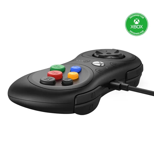 Vista 2 de 8Bitdo M30 Wired Controller for Xbox Series XS, Xbox One, and Windows with 6-Button Layout - Officially Licensed