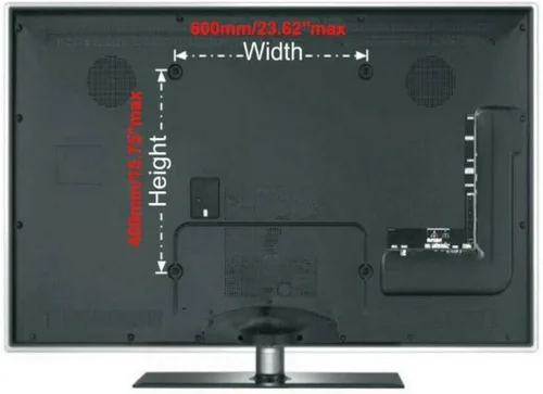 Vista 7 de NTQinParts Soporte de pared plano para TV giratorio de 10° con inclinación de 10° para Hisense 32H4F 32", 40H4F 40", 43H4F 43" H4 Series LED Smart TV