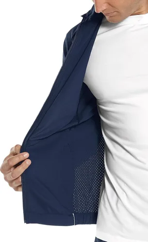 Vista 4 de Coolibar Chaqueta deportiva Outpace UPF 50+ para hombre, protección solar
