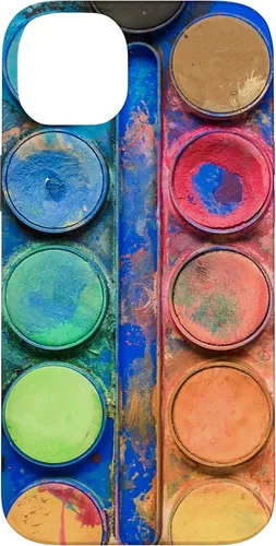 Vista 15 de Caja de paleta de pintura de acuarela - Funda de regalo divertida para artista/pintor/arte para iPhone 17