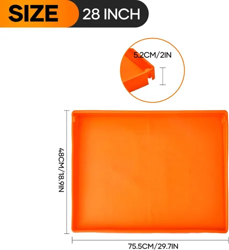 Vista 8 de Alfombrilla de silicona para plancha, cubierta de silicona para parrilla, cubierta resistente de grado alimenticio, cubierta protectora de cocción