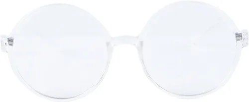 Vista 17 de Anteojos con marco redondo retro y lente transparente de moda, de 2 pulgadas, de Agstum