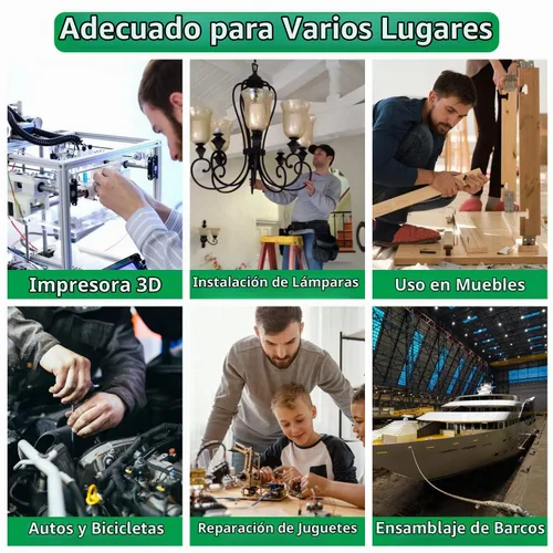 Vista 7 de 860 tornillos métricos M2-M5, kit de tornillos hexagonales